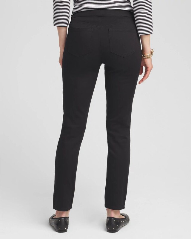 Denim Pull-On Ankle Jeggings - image 3
